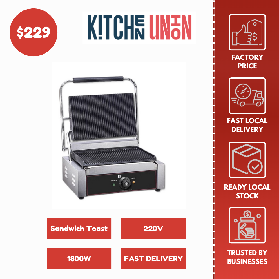 Panini Sandwich Commercial Toaster For Kebab and Sandwiches